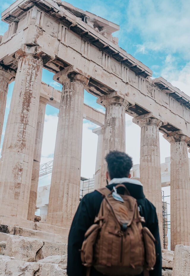 The Parthenon of Athens in all its splendour