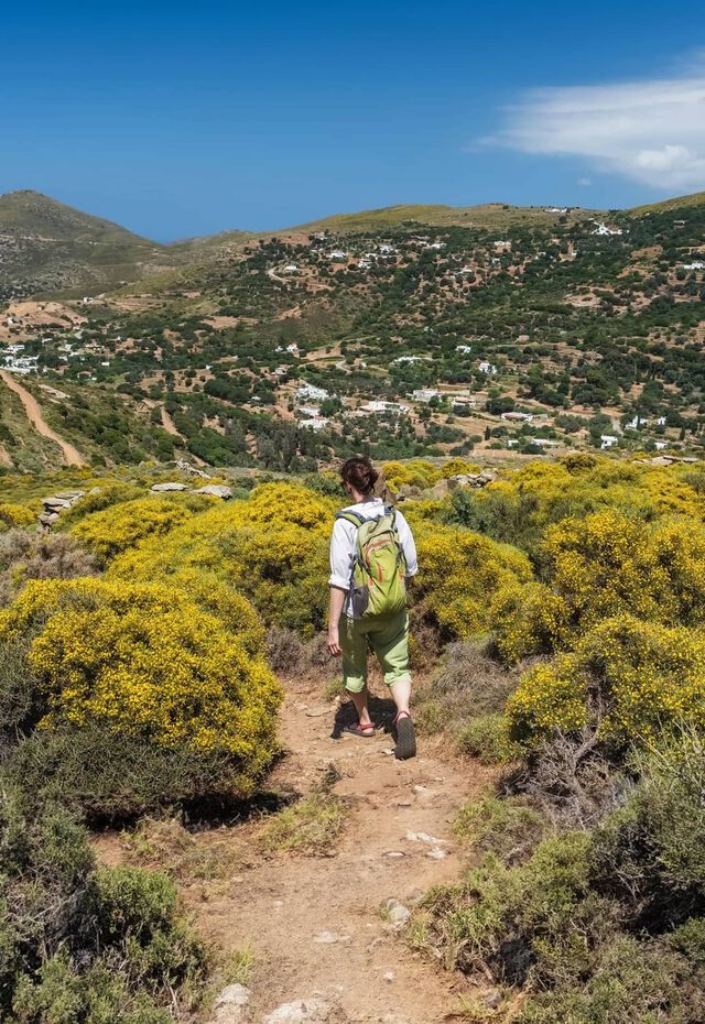 Andros - Hiking trail
