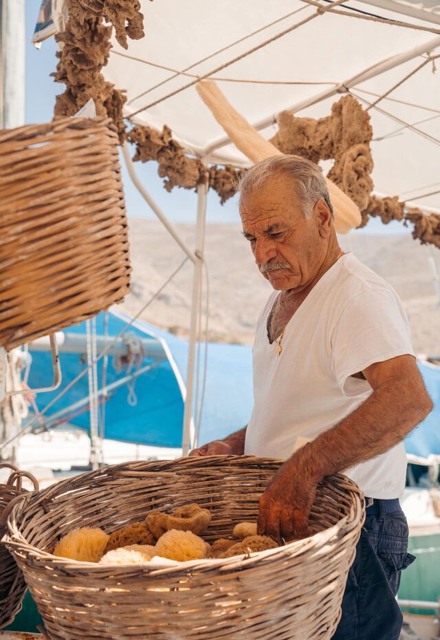 Σφουγγαροσυλλέκτης από την Κάλυμνο
