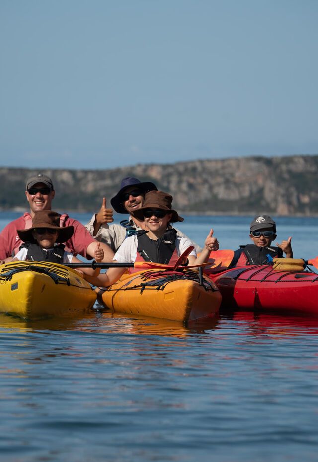 sea kayaking in Kalamata