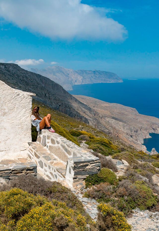 The hiking paths of Amorgos