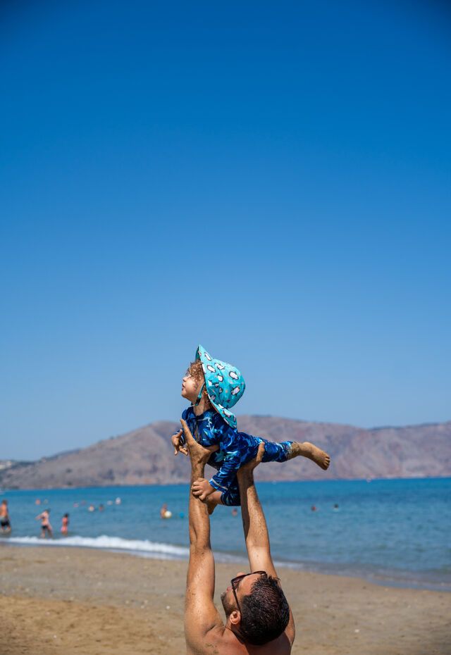 Higher dad, higher!