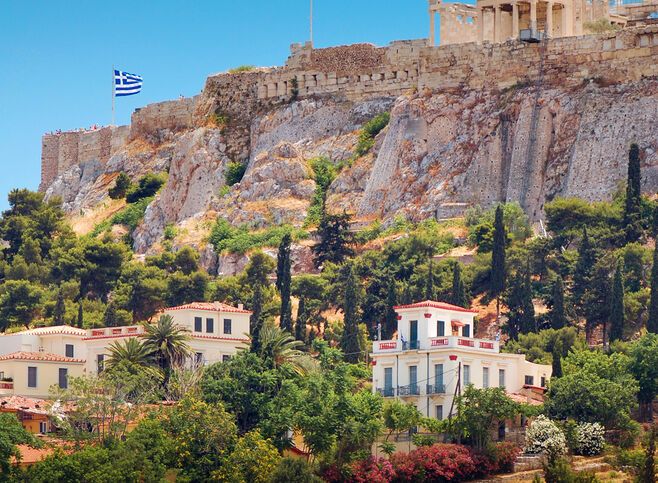 The Acropolis hill in Athens