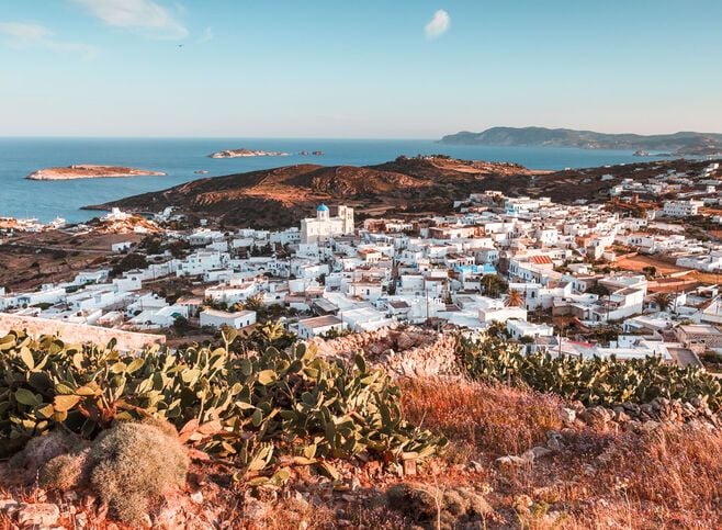 Hora village on Kimolos