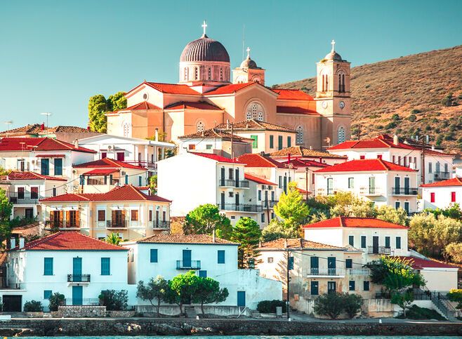 Picturesque, coastal, Galaxidi