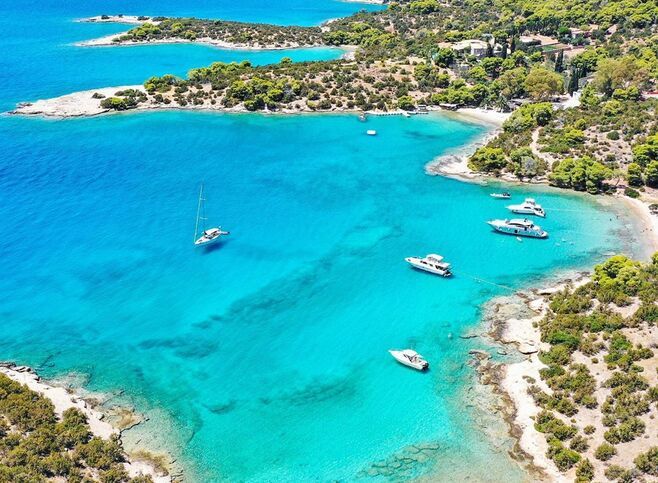 The beaches of Porto Heli