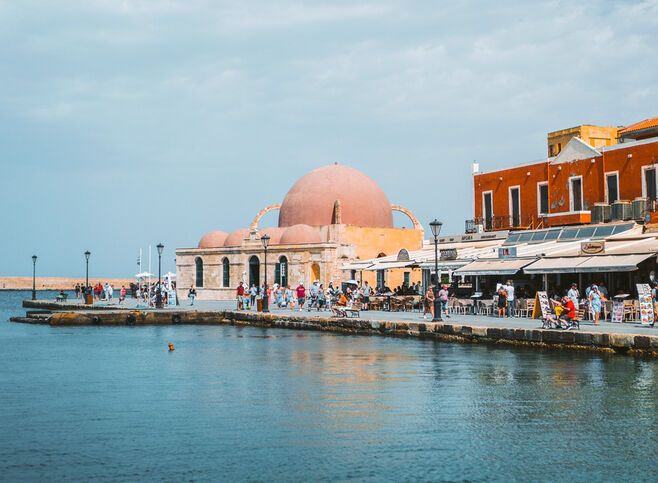Venetian port of Chania