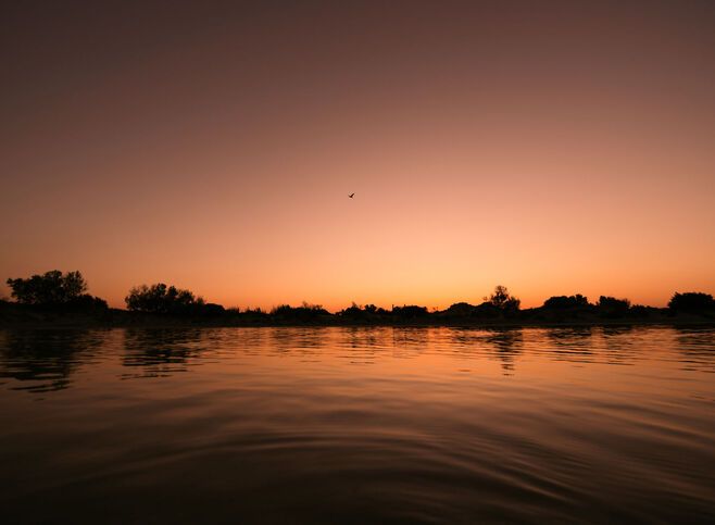 Admiring the romantic perspective of Elafonissi lagoon