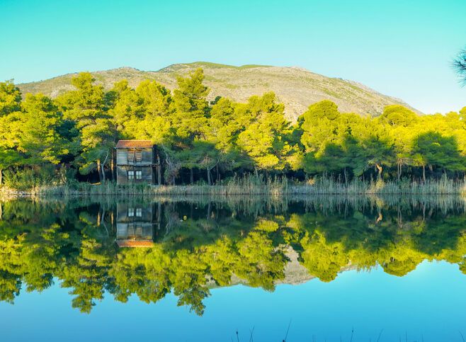 Lake Kaiafa, Peloponnese 