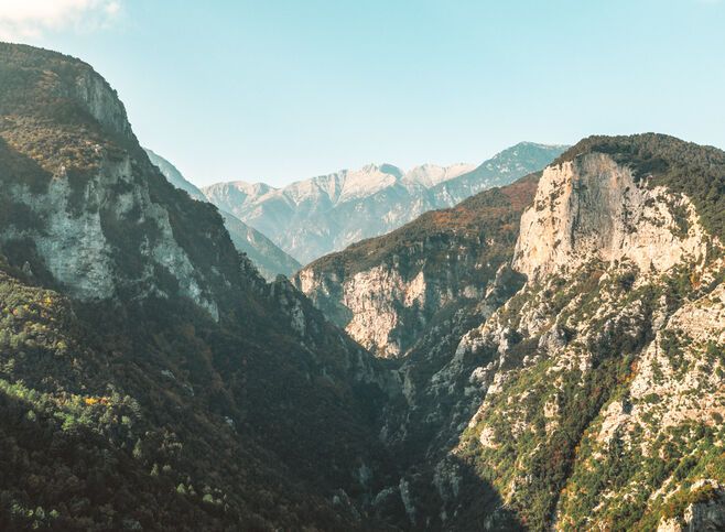 The gate of the Olympus National Park