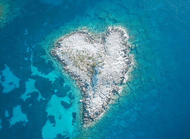 The heart of Sapientza island opposite of Methoni town