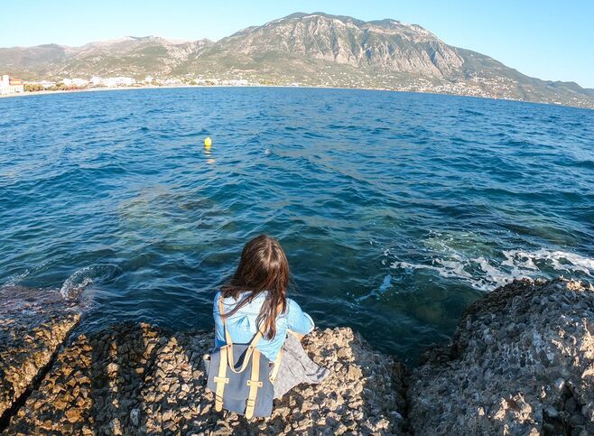 Staring at the gulf of Messinia, Kalamata