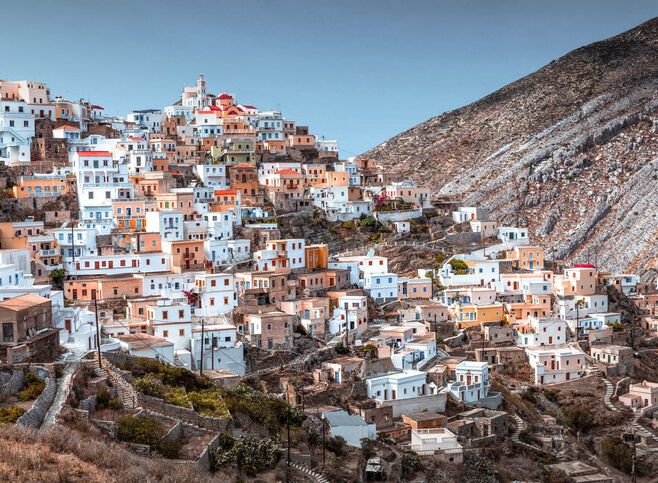 The most famous village in Karpathos island, with panoramic views