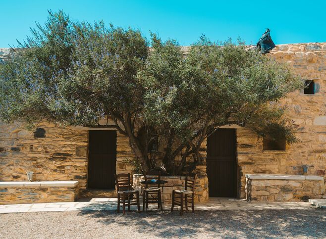 Bazeos tower, one of the most well-known monuments of Naxos