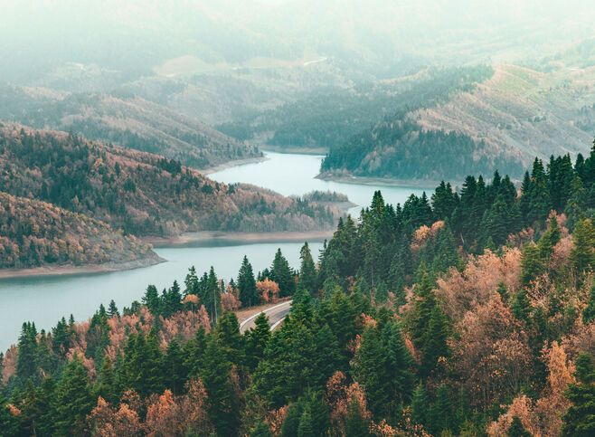 Lake Plastira a man-made marvel in Thessaly