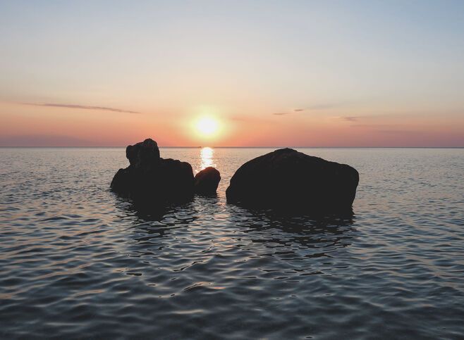 Sunset in Posidi, Halkidiki