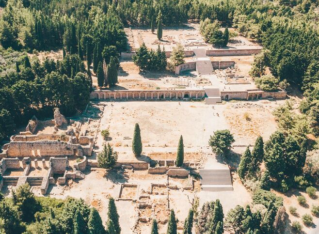 The Asclepion was built over three landscaped terraces, each having a different function