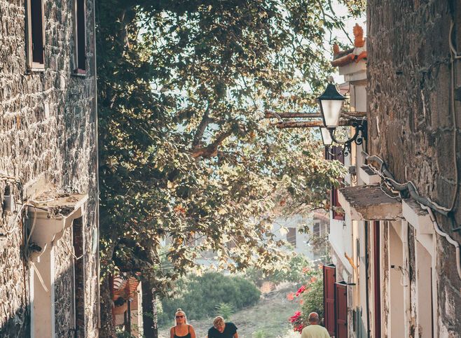 Strolling around in Molyvos town, Lesvos