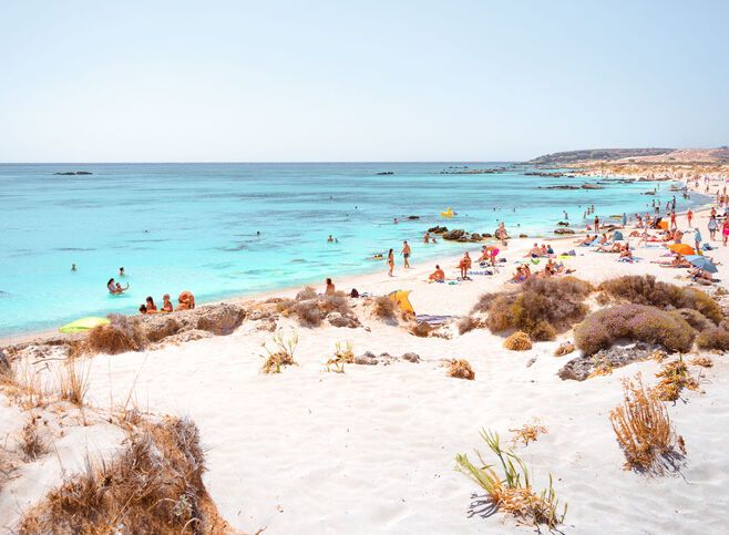 Una doppia dose di paradiso alla spiaggia di Simos a Elafonisos