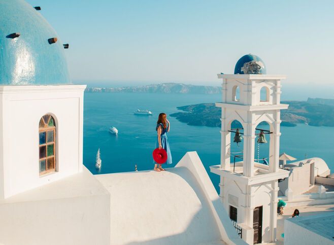 Santorini is the embodiment of everything magical about the Greek islands