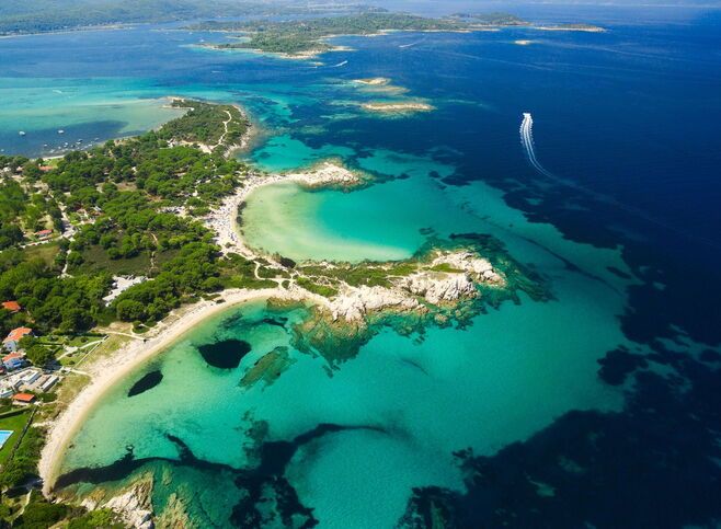 Halkidiki's exotic crystal clear waters