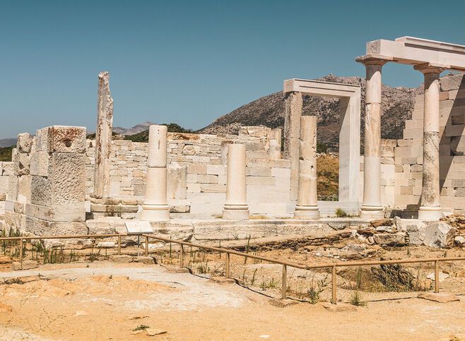 Τhe Temple of Demeter, the 6th-century BC sanctuary dedicated to the goddess of harvest and fertility
