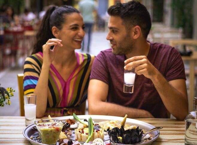 Enjoy innovative dishes or traditional delicates in a taverna