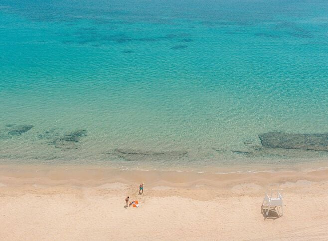Famous for its celebrity beaches, Mykonos has another side when it comes to beach life that it keeps away from the spotlight. 