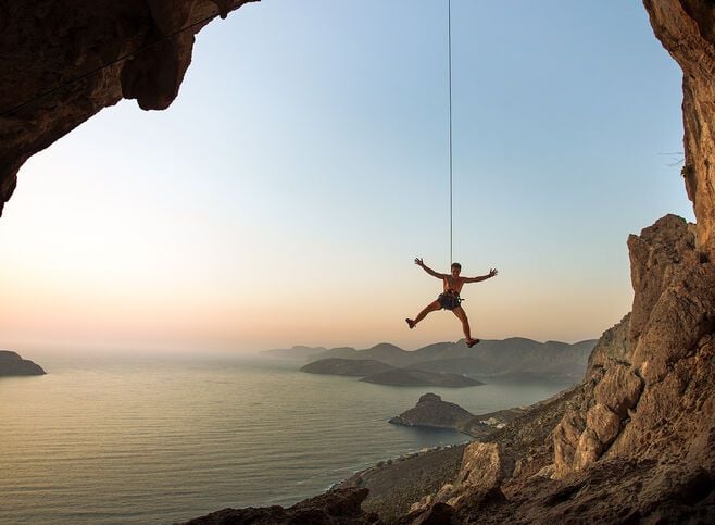 Felsklettern auf Kalymnos