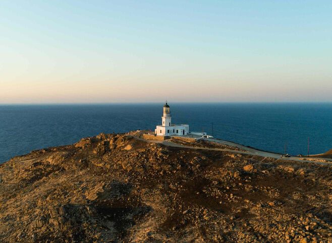 Armenistis Lighthouse in Mykonos