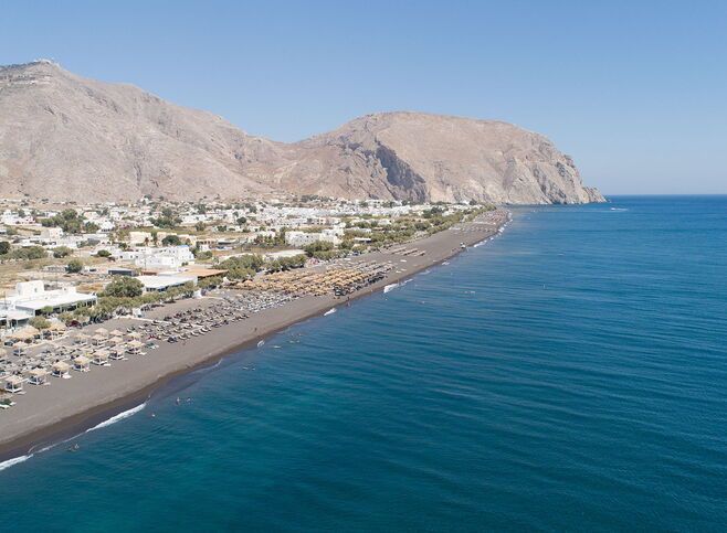 Perivolos (Black) beach, Santorini