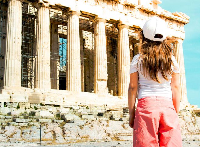 Ancient Parthenon Acropolis Athens