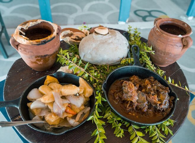 Rhodes’ local cuisine in Apollonas village