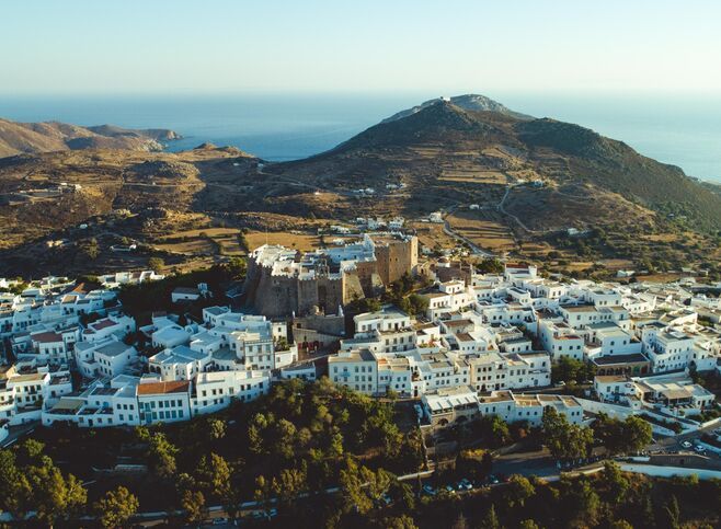 There’s a Byzantine mysticism and Italian finesse to Patmos’ main town