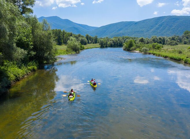 Canoeing on the Nestos River