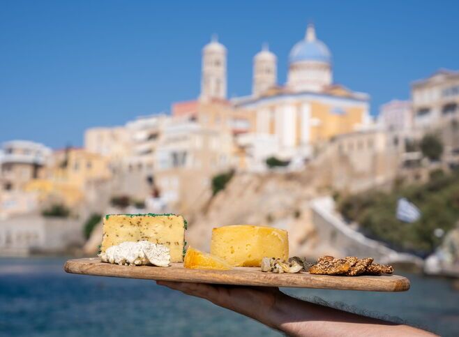 Want to get to know the personality of Syros? Just try the cheeses.