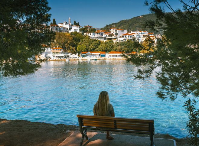 View of Skiathos from Bourtzi 