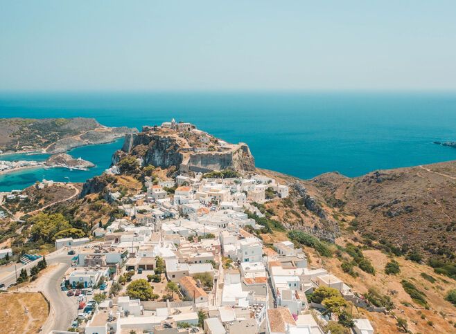 Hora and the Venetian castle of Kythira