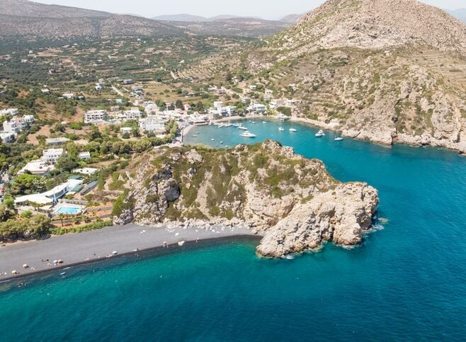 Mavra Volia beach, Chios, Greece