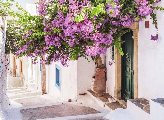 Strolling around Leros island