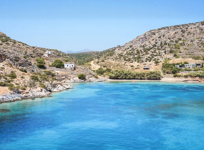Mersini in one of Schinoussa’s most beautiful beaches