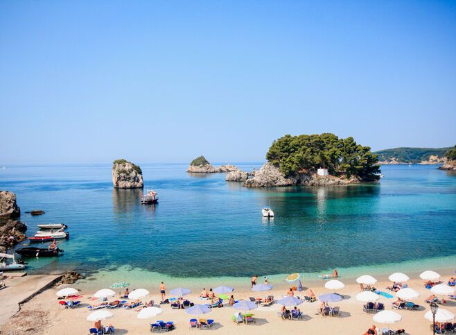 Postcard-pretty Kyroneri beach near Parga