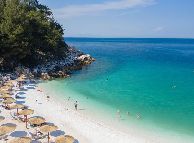 Marble beach, Thassos