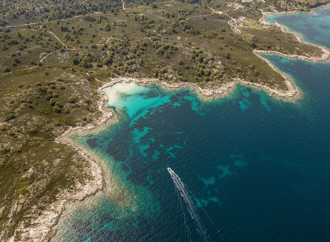 The islet of Diaporos is one of Halkidiki’s hidden gems