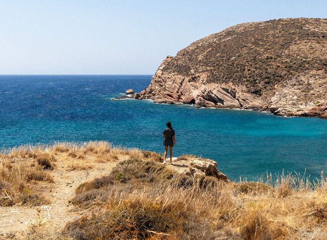 Hiking at Syros