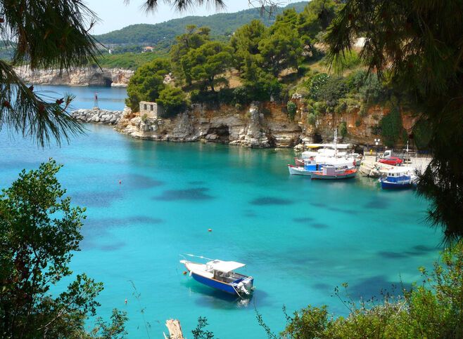Der Strand Votsi auf Alonnisos