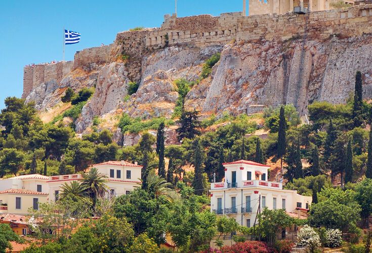 The Acropolis hill in Athens