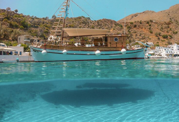 Fishing boat at Loutro