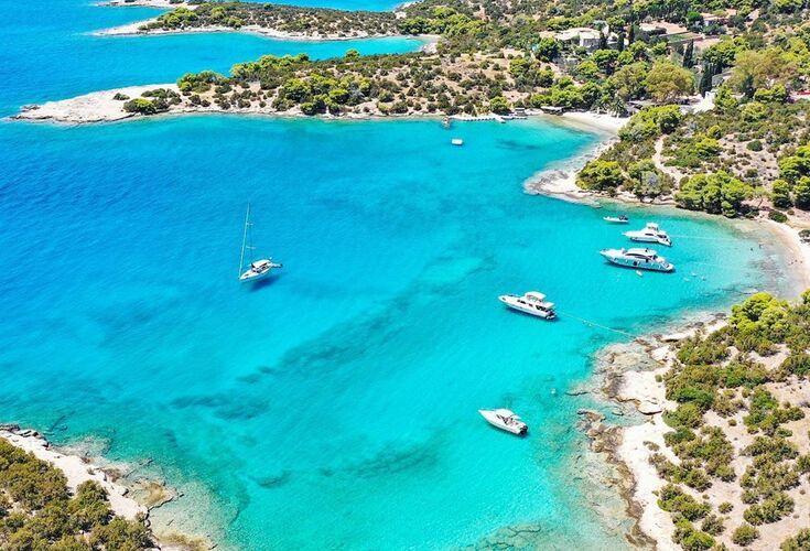 The beaches of Porto Heli