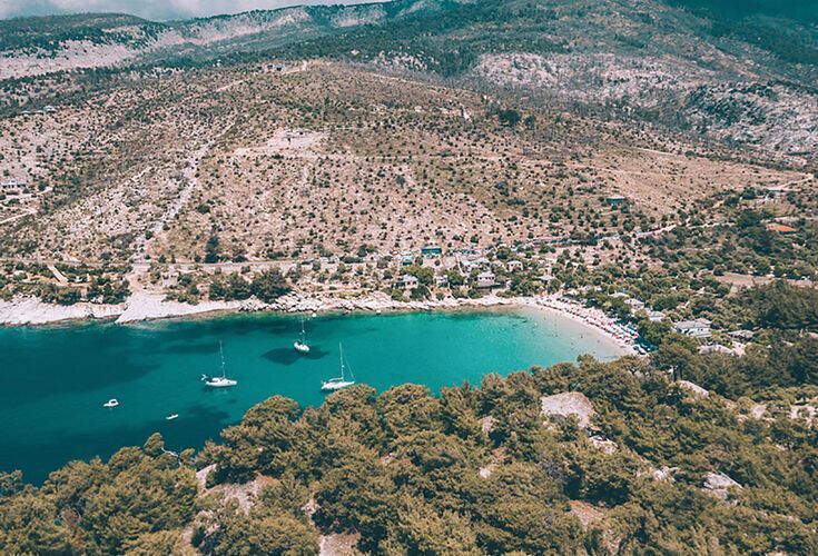 Aliki beach in Thassos_edit